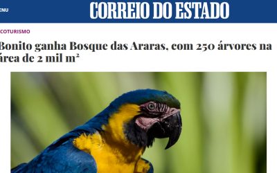 Bonito ganha Bosque das Araras, com 250 árvores nativas em uma área de 2 mil m²