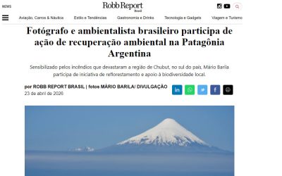 Fotógrafo e ambientalista brasileiro participa de ação de recuperação ambiental na Patagônia Argentina