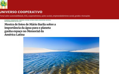 Mostra de fotos de Mário Barila sobre a importância da água para o planeta ganha espaço no Memorial da América Latina